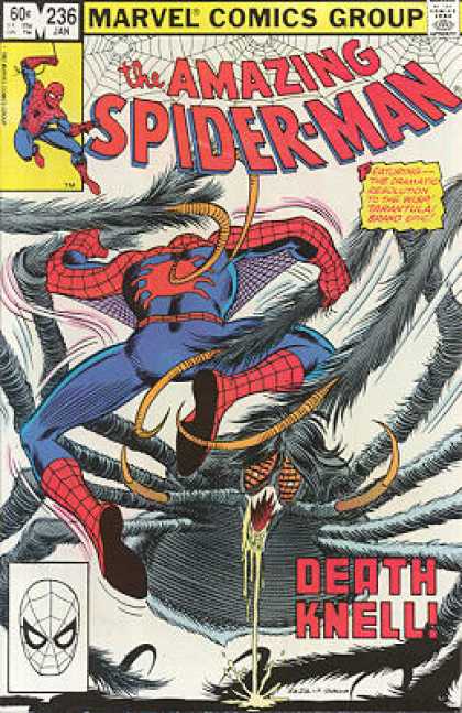 Amazing Spider-Man 236 - Spider - Spiderweb - Death Knell - Vemon - Fight - John Romita