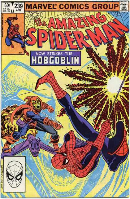 Amazing Spider-Man 239 - Hobgoblin - April - Superhero - Spiderweb - 60 Cents - John Romita