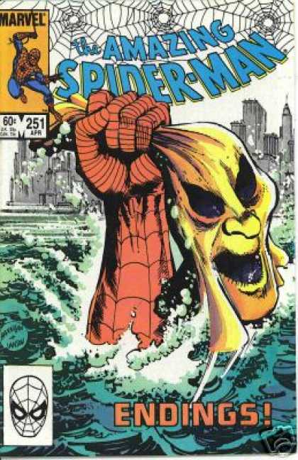 Amazing Spider-Man 251 - Mask - Water - Web - Hobgoblin - Spiderman - Klaus Janson
