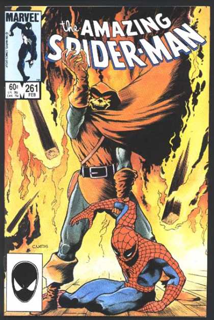 Amazing Spider-Man 261 - Fire - Hobgoblin - Marvel - Goblin - Superhero - Charles Vess