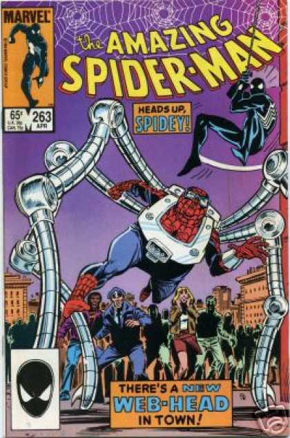 Amazing Spider-Man 263 - Web-head - Spidey - Robot - Crowd - 263 - Josef Rubinstein