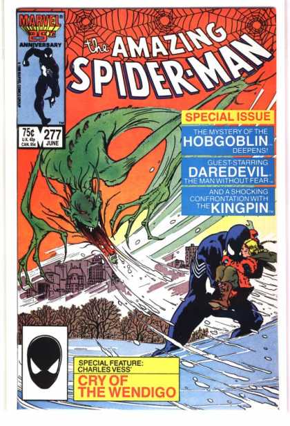 Amazing Spider-Man 277 - Daredevil - Kingpin - Snow - Hobgoblin - Spiderman - Charles Vess