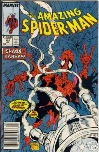 Amazing Spider-Man 302 - Amazing Spiderman - Marvel - Chaos Kansas - Marvels Spiderman - The Amzing Spider-man - Todd McFarlane