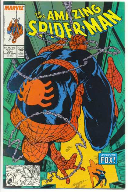 Amazing Spider-Man 304 - Fox - Web - Back - Todd McFarlane