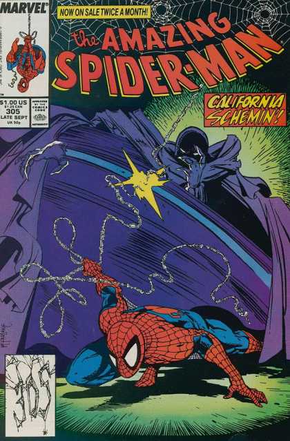 Amazing Spider-Man 305 - Marvel - Superhero - California - Web - Ugly - Todd McFarlane