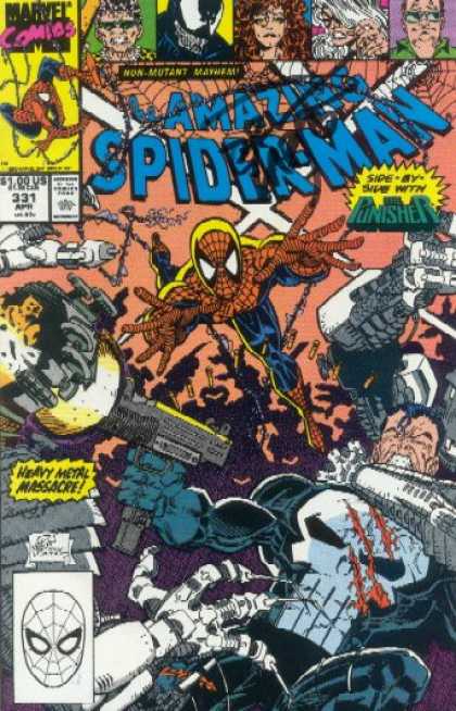 Amazing Spider-Man 331 - Spiderman - Punisher - Venom - Guns - Erik Larsen, Terry Austin
