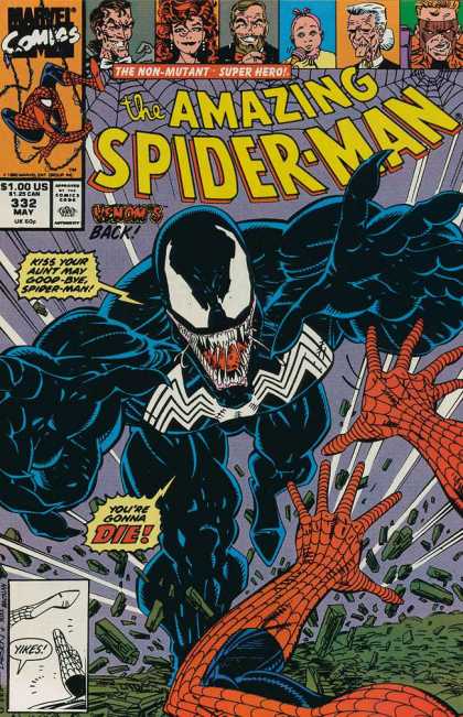 Amazing Spider-Man 332 - The Amazing Spider-man - Marvel - The Non-mutant Super Hero - Venom - 332 May - Erik Larsen