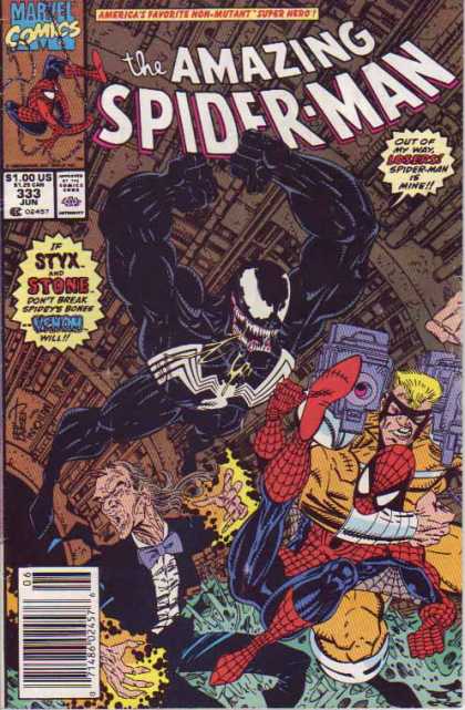 Amazing Spider-Man 333 - Styx - Stone - Venom - Fantasy - Dreams - Erik Larsen