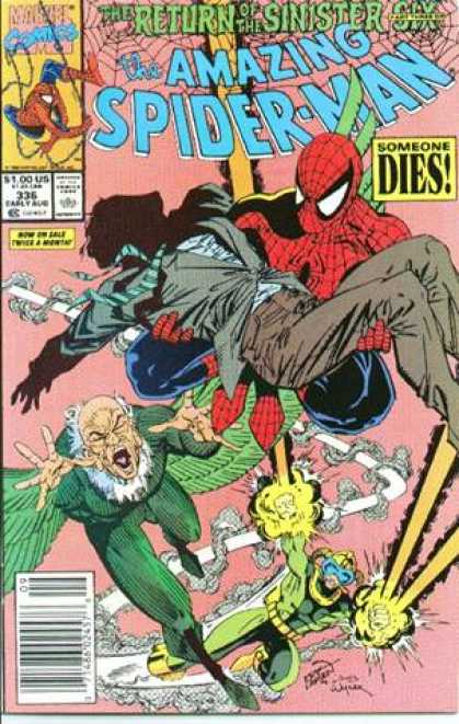 Amazing Spider-Man 336 - Vulture - Marvel Comics - Return Of The Sinister - Business Suit - Wings - Bob Wiacek, Erik Larsen