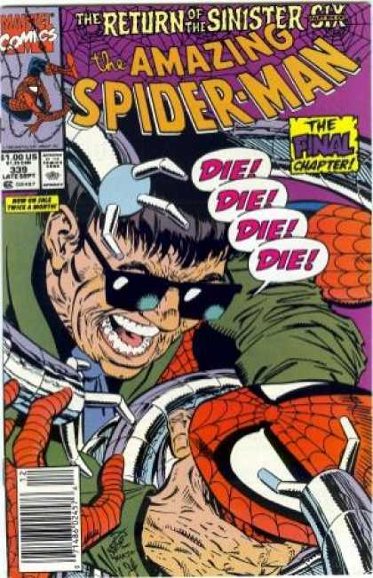 Amazing Spider-Man 339 - Octopus - Tentacles - Doc Ock - Doc Oc - Die - Erik Larsen, Hilary Barta