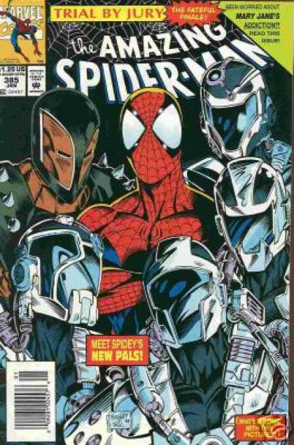 Amazing Spider-Man 385 - Finale - Pals - Trial By Jury - Marvel - New Pals - Mark Bagley
