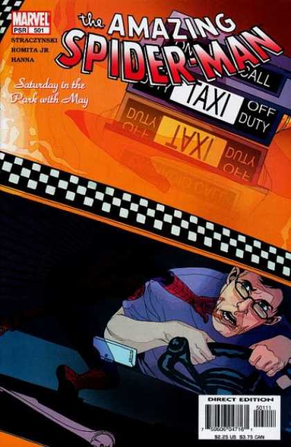 Amazing Spider-Man 501 - Taxi - Driver - Off Duty - Marvel - Saturday In The Park - Tony Harris