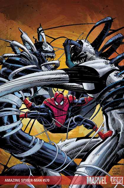 Amazing Spider-Man 570 - Marvel - Mutant - Monster - Fighting - Super-human - John Romita, Klaus Janson
