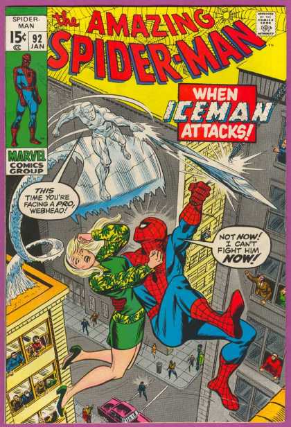 Amazing Spider-Man 92 - Iceman - Spiderman