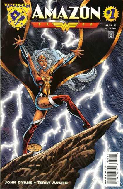 Amazon 1 - Storm - Lightning - Cliff - Rain - Glowing Eyes - John Byrne, Terry Austin