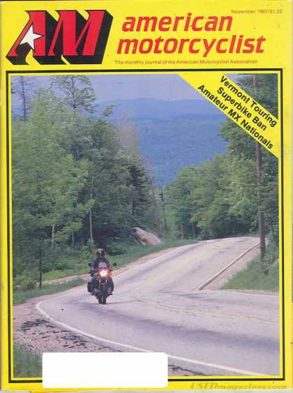 American Motorcyclist - November 1987