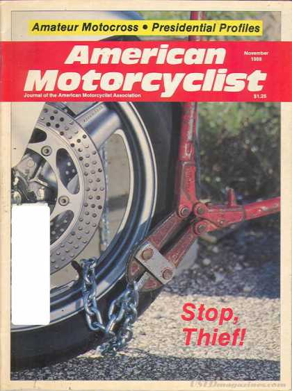 American Motorcyclist - November 1988