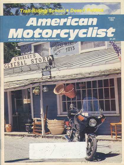 American Motorcyclist - August 1989