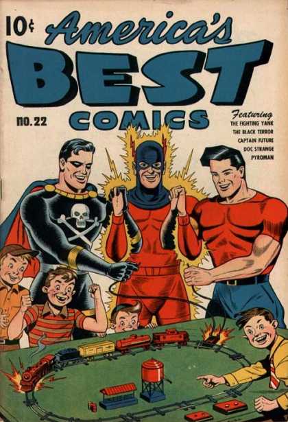 America's Best Comics 22 - No 22 - The Fighting Yank - The Black Terror - Captain Future - Doc Strange - Alex Schomburg