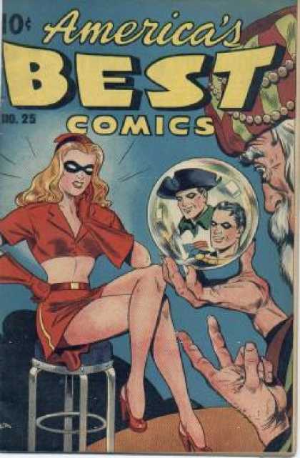 America's Best Comics 25 - Woman - No25 - Cap - Bench - Alex Schomburg
