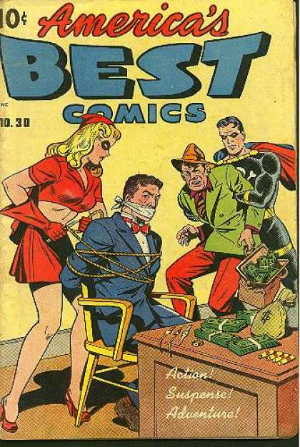 America's Best Comics 30 - Man - Action - Suspense - Money - Adventure - Alex Schomburg