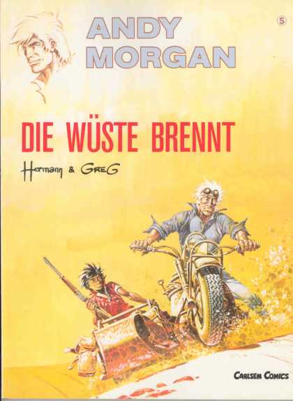 Andy Morgan 4 - Die Wuste Brennt - Hermann U0026 Greg - Orange - Carlsen Comics - Biking