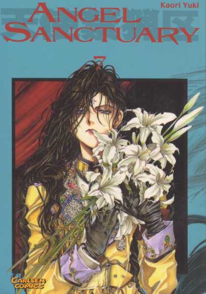 Angel Sanctuary 7 - Lady - Flowers - Gloves - Long Hair - Blue