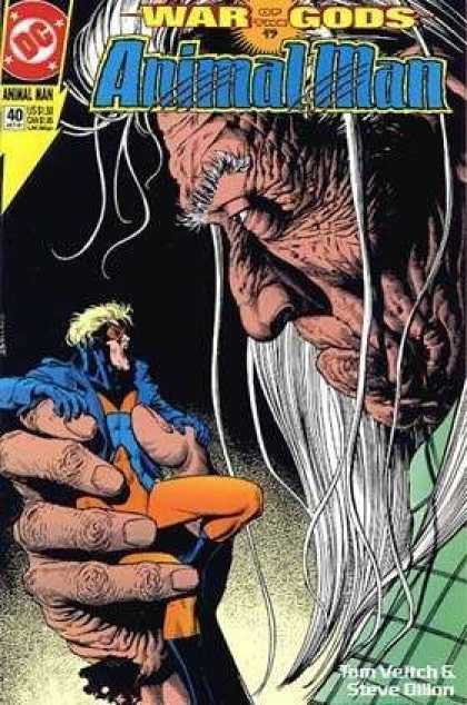 Animal Man 40 - War Of The Gods - Old Man - Holding Person - Caught - Hero - Brian Bolland