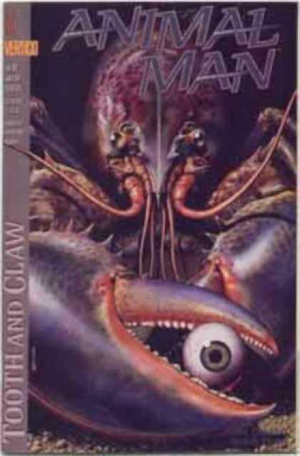 Animal Man 61 - Tooth And Claw - Lobster - Eyeball - Darkness - Menacing - Brian Bolland