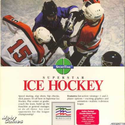 Apple II Games - Superstar Ice Hockey