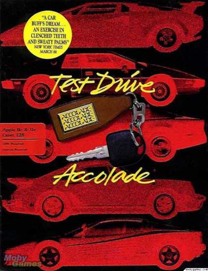 Apple II Games - Test Drive