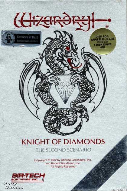 Apple II Games - Wizardry II: The Knight of Diamonds