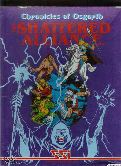 Apple II Games - Chronicles of Osgorth: The Shattered Alliance
