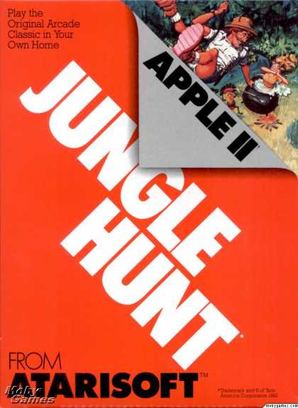 Apple II Games - Jungle Hunt