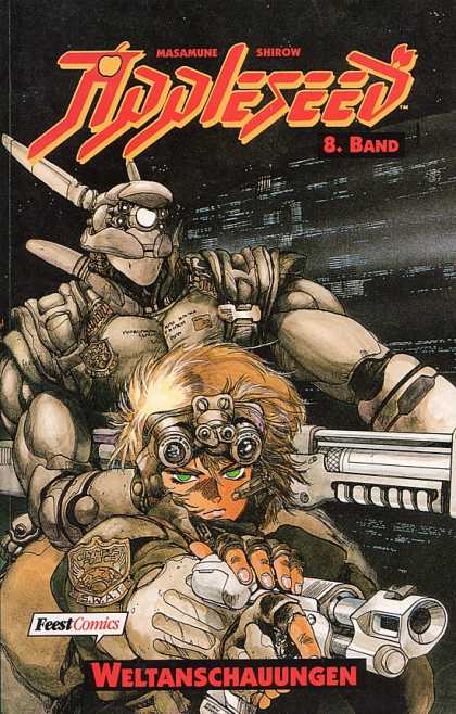 Appleseed 8 - Masamune Shirow - Feestcomics - Weltanschauungen - Robot - Guns