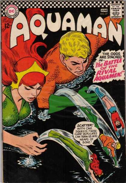 Aquaman 27 - Superman National Comics - Approved By The Comics Code - Superhero - Scatter - Water - Nick Cardy