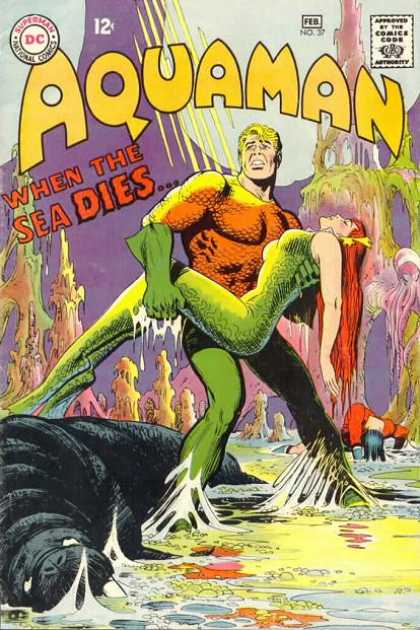 Aquaman 37 - Dc Comics - When The Sea Dies - The Dead Sea - When The Water Dries Up - The Underwater Hero Loses His Watery Home - Nick Cardy, Patrick Gleason