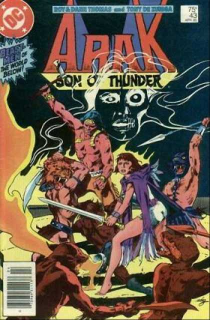 Arak 43 - Son Of Thunder - Sword - Spear - Purple Cape - Fire