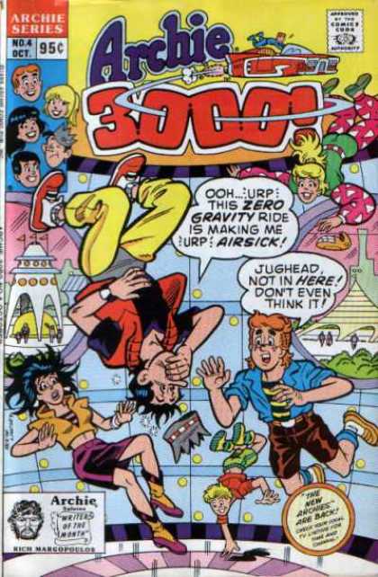Archie 3000 4 - Betty - Veronica - Jughead - Zero Gravity - Red Car