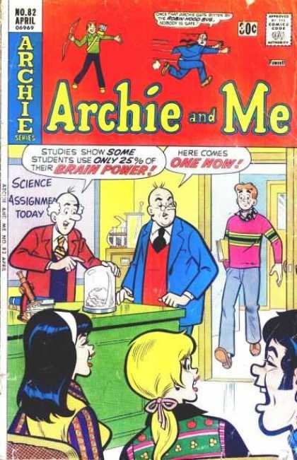 Beaker - Microscope - Betty - Veronica - School Book Archie and Me 82 - Beaker - Microscope - Betty - Veronica - School Book