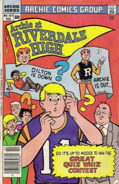 Boys - Man - Pennant - Girl - Woman - Stan Goldberg Archie at Riverdale High 101 - Boys - Man - Pennant - Girl - Woman - Stan Goldberg