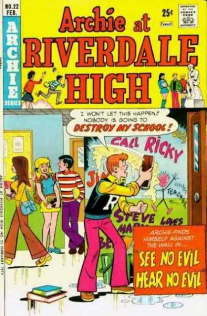 Archie at Riverdale High 22 - See No Evil - Hear No Evil - Destroy My School - Call Ricky - Steve