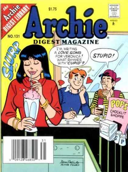 Archie Comics Digest 131 - Cupd - Stupid - Love Song - Chocklit Shop - Milkshake
