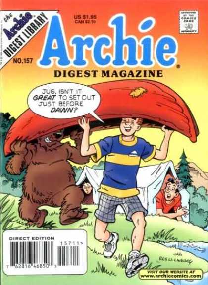 Archie Comics Digest 157 - Jughead - Bear - Boat - Camping - Tent