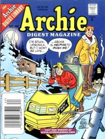 Archie Comics Digest 162 - Veronica - Archie - Push Me - Snow Whiz - Be Late