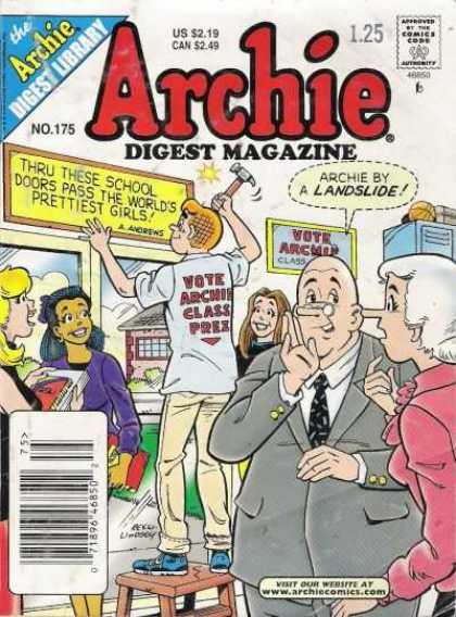 Archie Comics Digest 175 - Big Noses - Gossip - Love - Pretty Girl - Vote