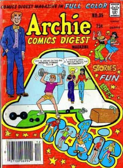 Archie Comics Digest 39 - Archie - Weight Lifting - Collectible - Dancing - Magazine