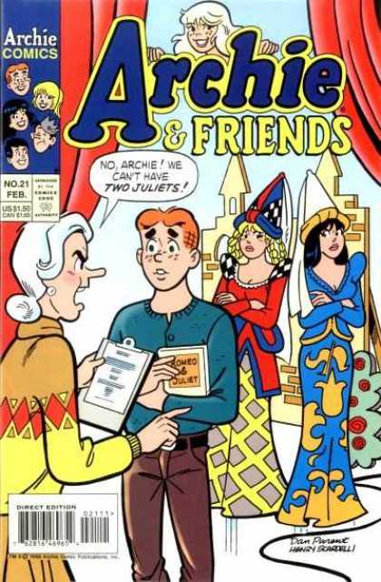 Archie & Friends 21 - Two Juliets - No 21 Feb - Play - Romeo U0026 Juliet - Angry Teacher