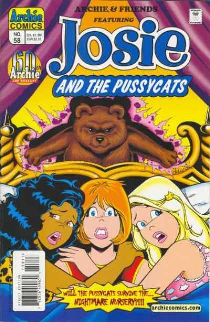 Archie & Friends 58 - Josie And The Pussycats - Nightmare Nursery - Bear - Bed - Girls