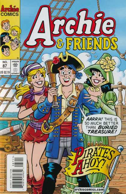 Archie & Friends 87 - Betty - Veronica - Pirates Ahoy - Sailing - Buried Treasure